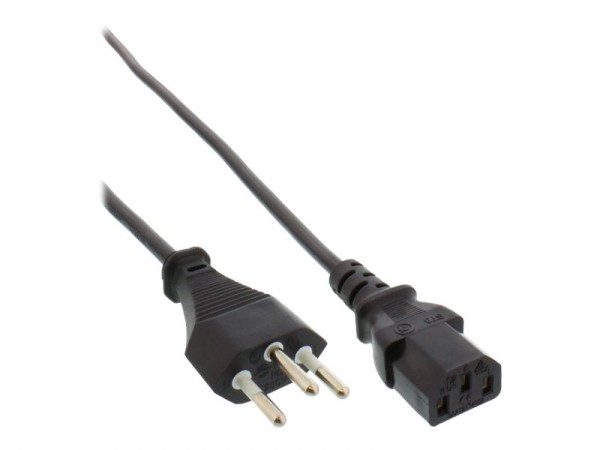 InLine Cavo alimentazione Internazionale - spina Svizzera presa IEC320-C13 - 5m