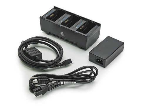 Zebra SAC-MPM-3BCHGEU1-01 - AC - Nero - Caricabatteria per interni - AC - dC