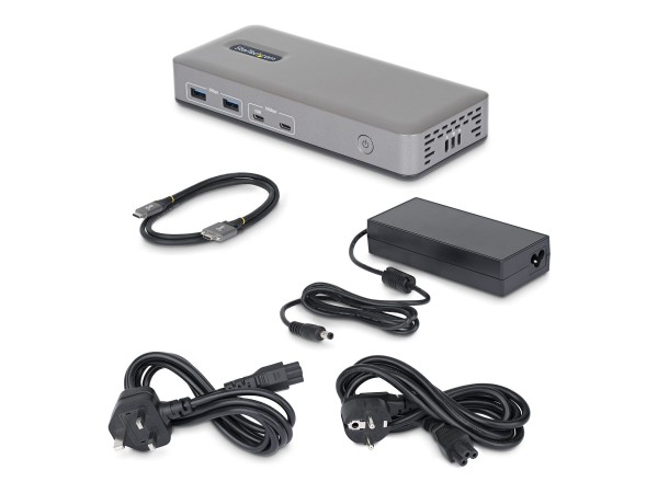 StarTech.com USB-C Dock 2x DP 1x HDMI 4K60 100W