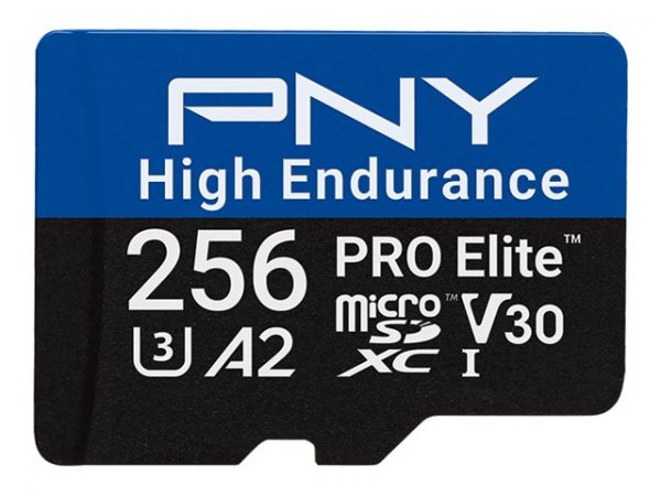 PNY Pro Elite High Endurance - Flash-Speicherkarte SD-Adapter - Micro SD