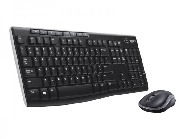 Logitech MK270 Wireless Combo - Tastatur-und-Maus-Set - Tastiera - Ottico