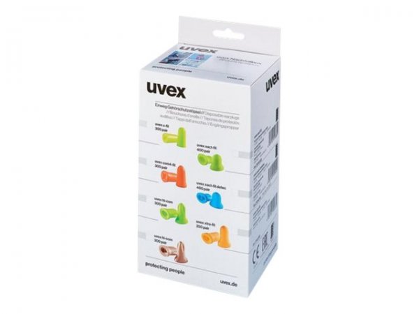 UVEX Arbeitsschutz com4-fit o. Kordel Nachfüllbox 300 P 2112023 VE600