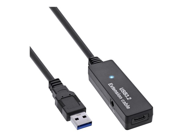 InLine Estensione attiva USB 3.2 Gen.1 - da spina USB-A a presa USB-C - 5m