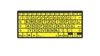 Logickeyboard LKB-LPBY-BTPC-DE - Wireless - Bluetooth - QWERTZ - Nero - Giallo