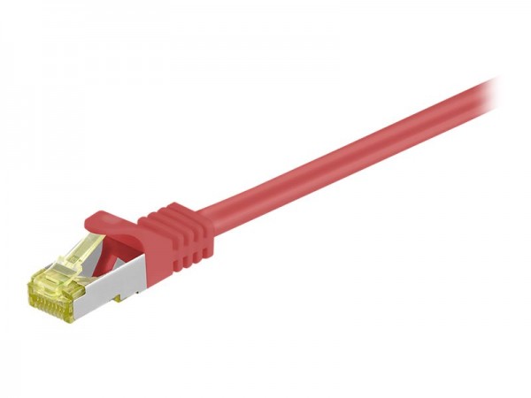 Goobay 91616 - 3 m - Cat7 - S/FTP (S-STP) - RJ-45 - RJ-45 - Rosso