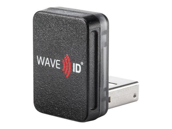 RF IDeas WAVE ID Nano Keystroke 13.56MHz CSN Black Vertical USB-C