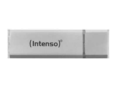 Intenso Alu Line - 16 GB - USB tipo A - 2.0 - 28 MB/s - Cuffia - Argento