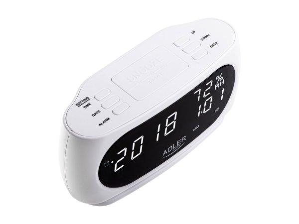 Camry AD alarm clock Digital Black White