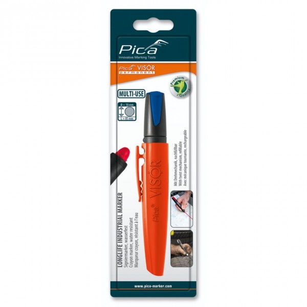 Pica VISOR permanent Marker blau SB