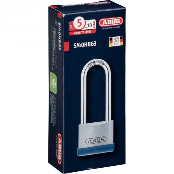 ABUS Security-Center ABUS Silver Rock 5 - Lucchetto convenzionale - Blocco tasto - Blu - Argento - Z