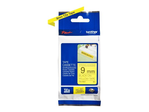 Brother TZeS621 - TZ - 8 m - 1 pezzo(i) - blister - 9 mm