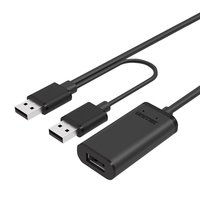 Unitek International UNITEK Y-278 - 10 m - 2 x USB A - USB A - USB 2.0 - 0,48 Gbit/s - Nero