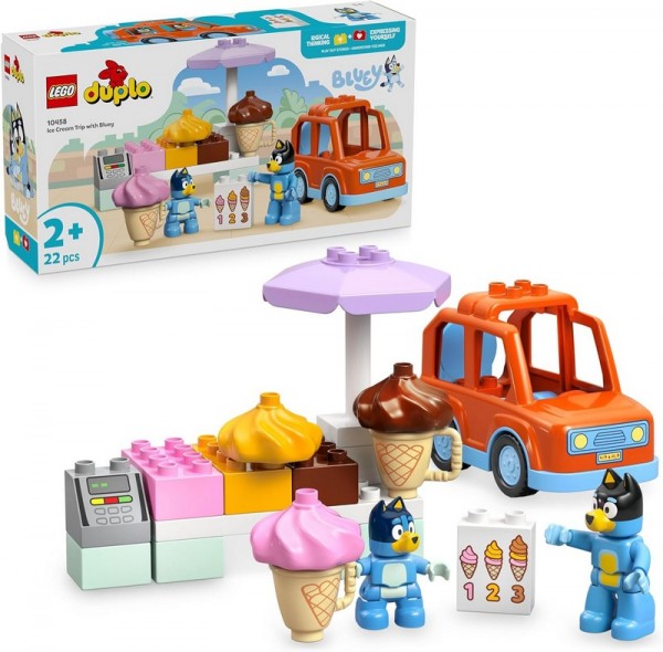 LEGO 10458 DUPLO Bluey Ausflug zur Eisdiele mit
