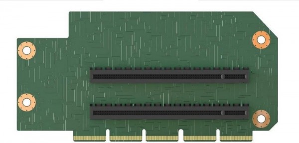 Intel CYP2URISER1DBL - PCIe - Piena altezza/mezza lunghezza - Verde - Server