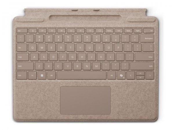 Microsoft Surface Pro Keyboard - Tastatur - mit Trackpad Beschleunigungsmesser... - Touchpen - QWERT