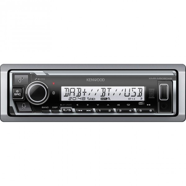 Kenwood Electronics Kenwood KMR-M508DAB - Nero - 88 W - 20 - 20000 Hz - 80 ? - 200 W - LCD