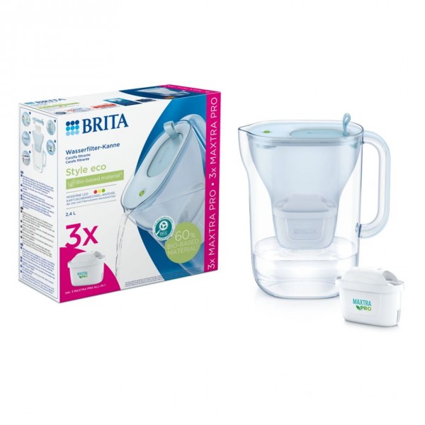 BRITA Wasserfilter-Kanne+MAXTRA PRO Al Style eco gbl+MAXAi1