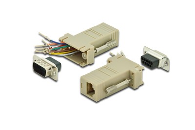 DIGITUS Adattatore RS 232 - RS-232 - RJ-45 - Beige