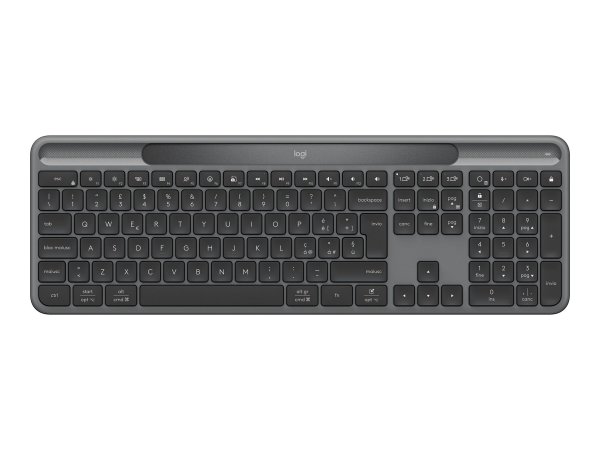 Logitech Slim Solar+ keyboard GRAPHITE - ITA - MEDITER-412 - Tastiera - QWERTY