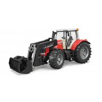 Bruder Massey Ferguson 7624 with frontloader - 3 anno/i - Rosso