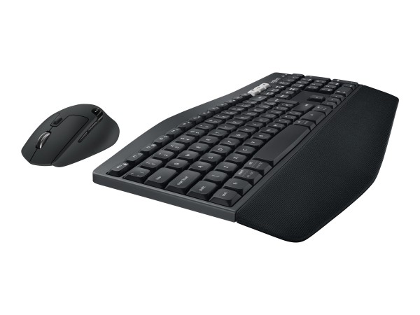 Logitech 920-008229 - Full-size (100%) - Wireless - RF senza fili + Bluetooth - QWERTY - Nero - Mous