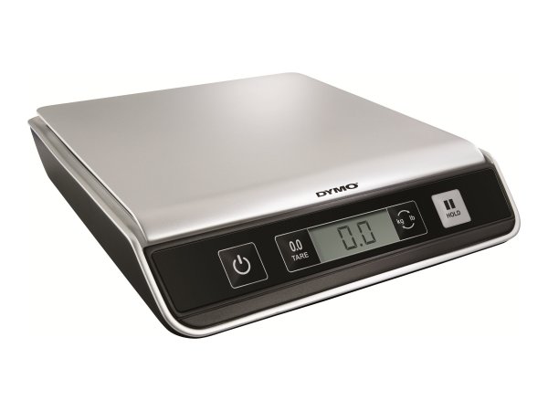 Dymo M10 - Bilancia postale elettronica - 10 kg - 2 g - Nero - Argento - LCD - 20 cm