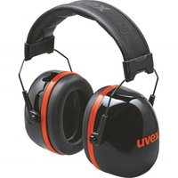 UVEX Arbeitsschutz K30 - A Padiglione - Costruzione - Nero - Rosso - 36 dB