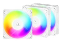 Arctic Freezer P12 Pro Reverse A-Rgb White - 3 Pack - 120 mm PWM-Lüfter... - Case fan - 3000 rpm