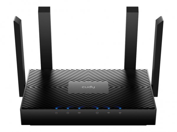 CUDY WR3000 - Wi-Fi 6 (802.11ax) - Dual-band (2.4 GHz/5 GHz) - Collegamento ethernet LAN - Nero - Ro