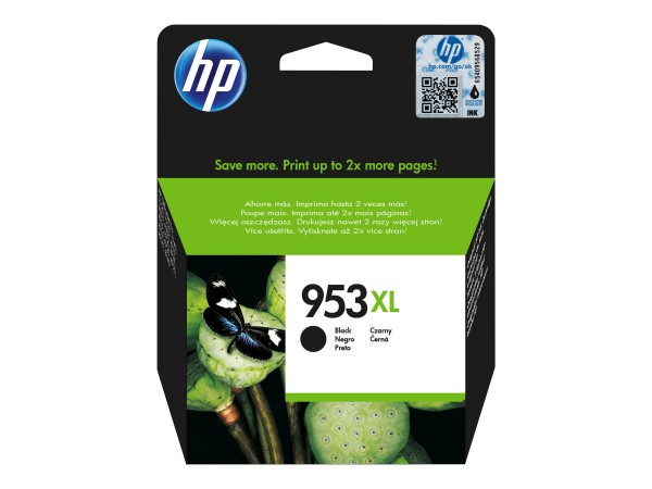 HP 953Xl High Yield Black Original Ink Cartridge - Originale - Cartuccia di inchiostro