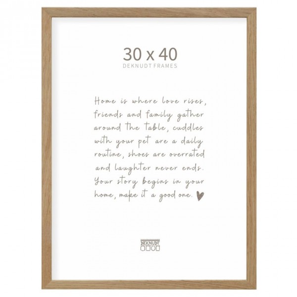 Deknudt S47CJ1 30x40 Bilderrahmen aus massiver Eiche
