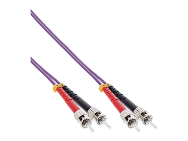 InLine Cavo Duplex - ST/ST 50/125µm - Fibra Ottica OM4 - 7,5m