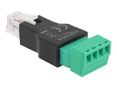 Delock Adapter RJ11/14 Stecker zu Terminalblock 2-teilig - Adattatore - Telefono