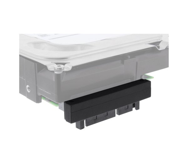 InLine Adattatore SATA 22pin M a SATA 22pin F con anglo 90° verso il basso