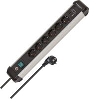 Brennenstuhl Premium Alu Line 6fach schwarz*DE* 1391030611