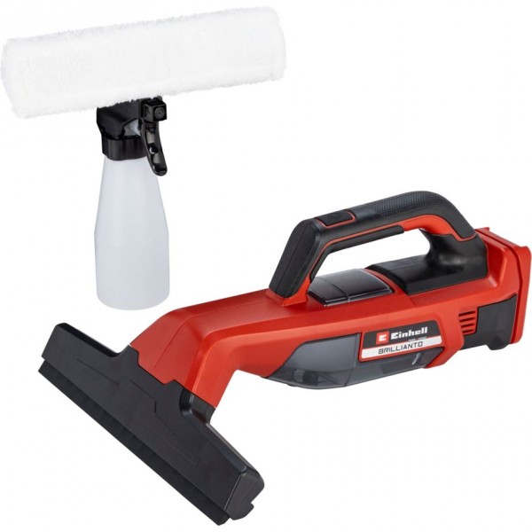 Einhell Brillianto Power X-Change Fensterreiniger Rot Schwarz