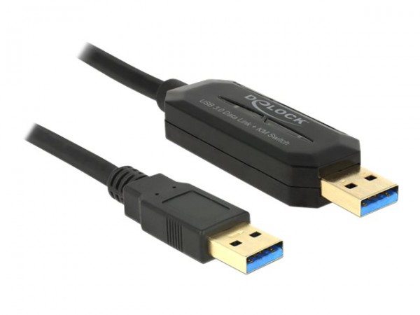 Delock 1.5m - USB 3.0-A - USB 3.0-A - 1,5 m - USB A - USB A - USB 3.2 Gen 1 (3.1 Gen 1) - Maschio/Ma