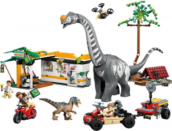 LEGO Jurassic World 76973 Raptor & Titanosaurus Große Fährtensuche