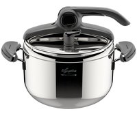 Lagostina Mia Lagoeasy'up Pentola a pressione Ø cm 22 - L 5 - 5 L - Ceramica - Gas - Alogena - Induz