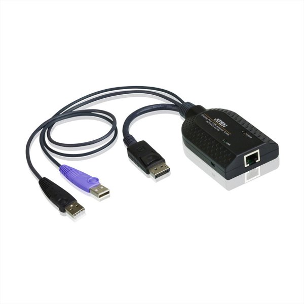 ATEN USB - Displayport to Cat5e/6 KVM Adapter Cab - Adattatore - Digitale/dati