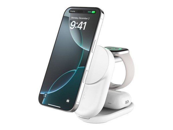 Belkin UltraCharge - Kabelloses Ladegerät - 3-in-1