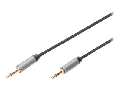 DIGITUS Cavo di collegamento audio - da jack 3,5 mm a jack 3,5 mm - Maschio - 3.5mm - Maschio - 1,8