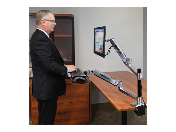 Ergotron 45-405-026 - Alluminio - 106,7 cm (42") - 11,3 kg - Scrivania - 75 x 75 mm - 100 x 100 mm