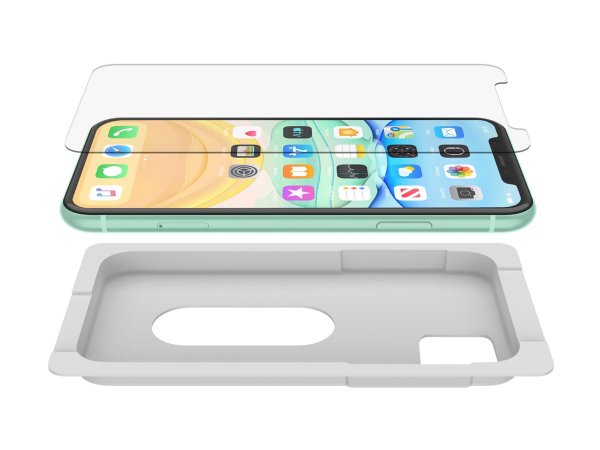 Belkin SCREENFORCE - Apple - iPhone 11 - iPhone XR - Antibatterico - Resistente agli urti - Traspare