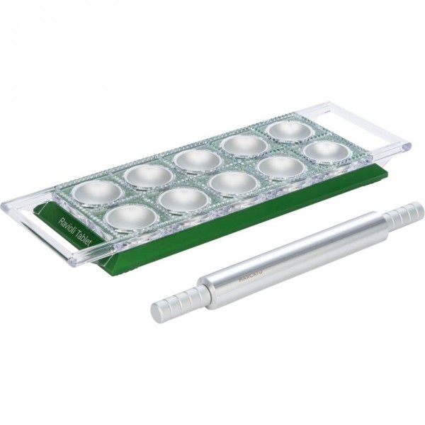 Marcato Ravioli Tablet grün Ravioliform