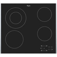 Whirlpool AKT 8130 BA - Nero - Da incasso - Ceramica - Vetro - 4 Fornello(i) - 4 Fornello(i)