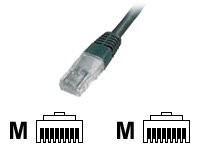 DIGITUS Cavo patch U/UTP CAT 5e - 0,5 m - Cat5e - U/UTP (UTP) - RJ-45 - RJ-45 - Nero