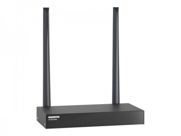 Marmitek TVAW4K RX - 3840 x 2160 Pixel - Ricevitore AV - 50 m - Wireless - Nero