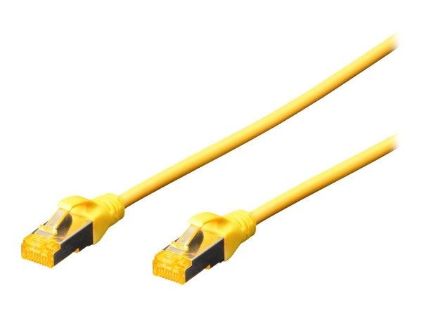 DIGITUS Cavo patch CAT 6A S/FTP - 1 m - Cat6a - S/FTP (S-STP) - RJ-45 - RJ-45 - Giallo