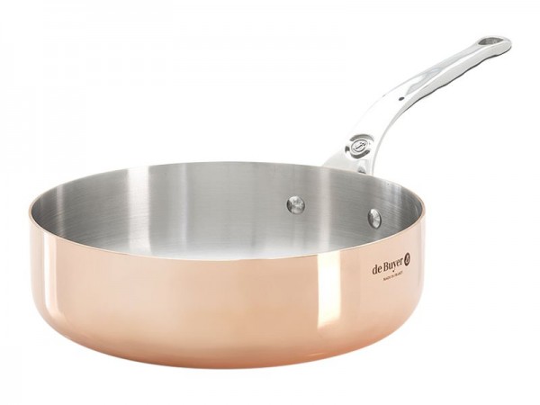de BUYER Prima Matera - Rotondo - Pentola per sauté - Rame - Acciaio inossidabile - Acciaio inossida